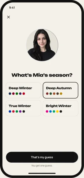 Friends guessing a season
